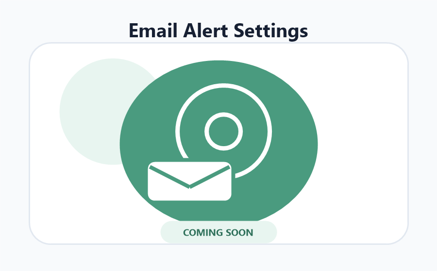 Email Alert Settings feature illustration