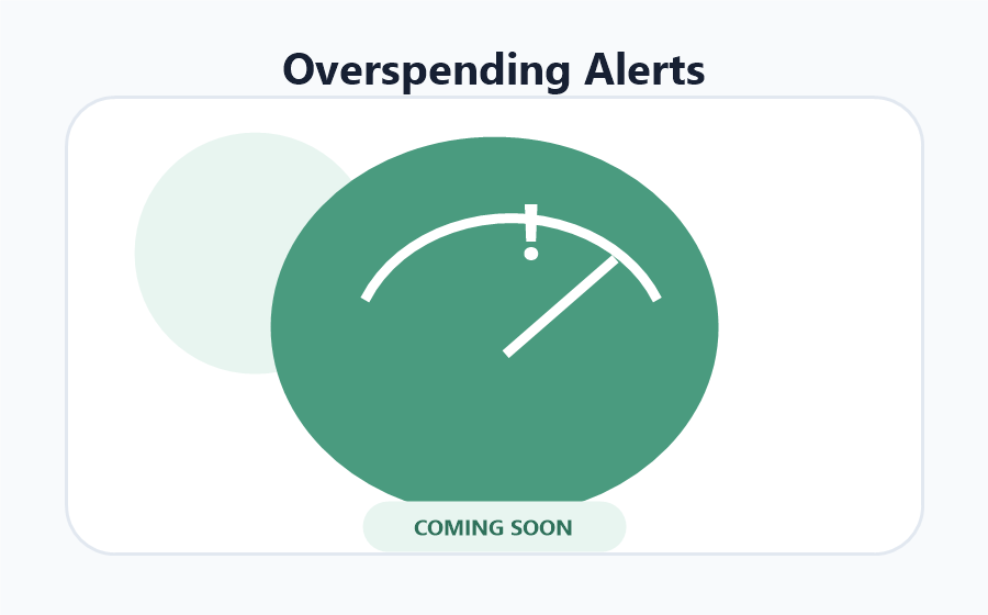 Overspending Alerts feature illustration